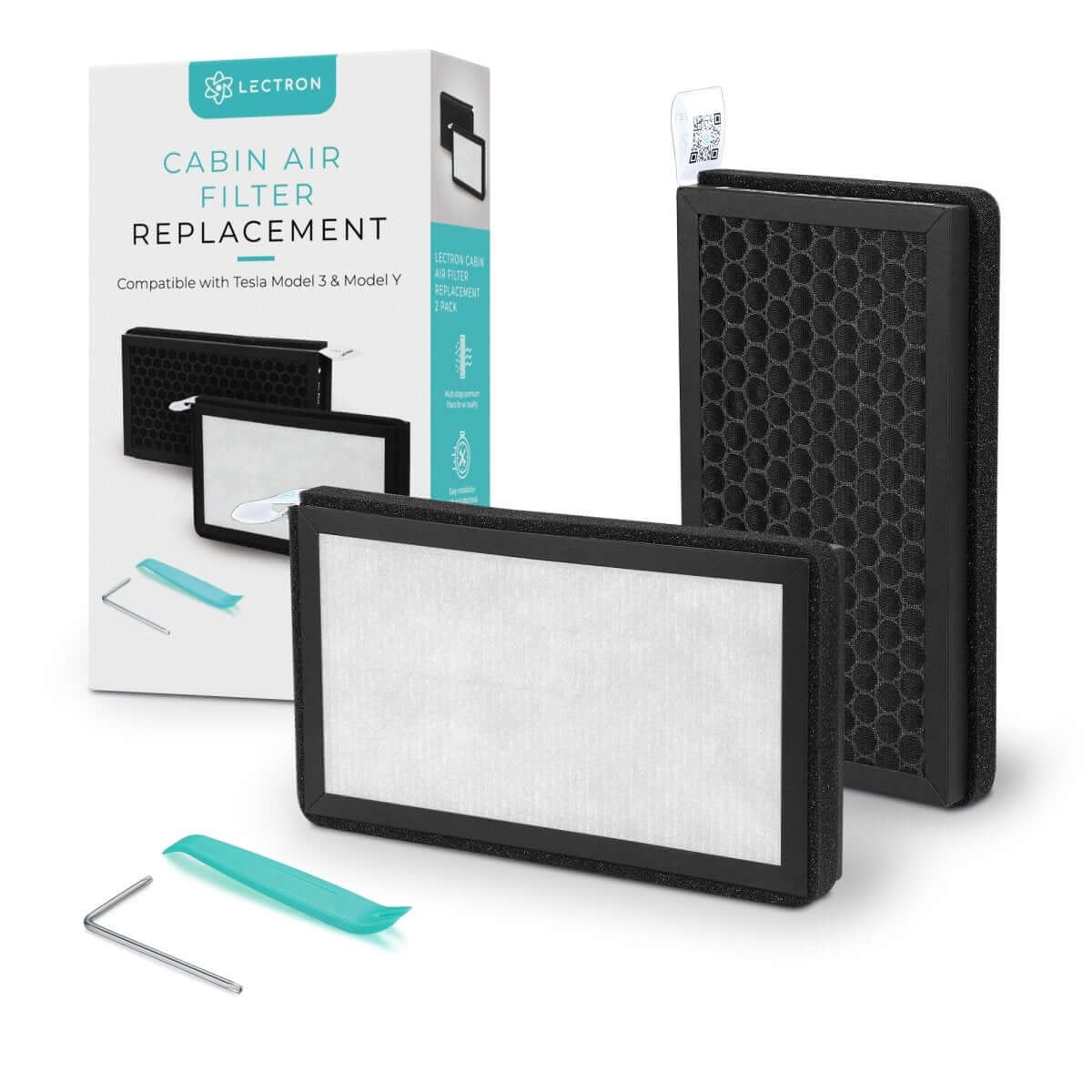 Lectron Cabin Air Filter Replacement for Tesla Model 3/Y